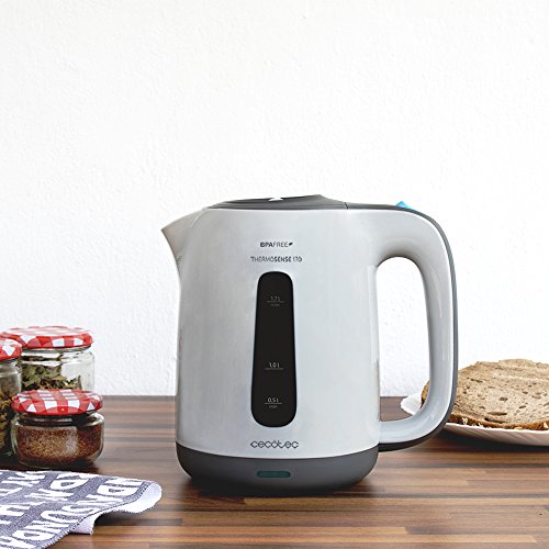 Cecotec - ThermoSense 170 Electric Kettle, 1.7L, BPA Free, 2200W Power, 360° Base