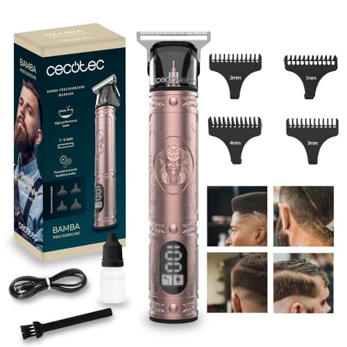 Cecotec Professional Hair Clipper with ergonomic design and LCD screen