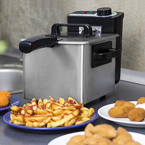 Cecotec CleanFry Stainless Steel Deep Fryer 1.5L With OilClean Filter