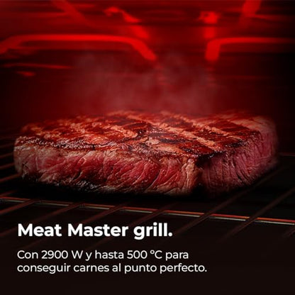 Cecotec - Built-in Oven 60cm, 2900W, 72L, 12 Functions, Eco Mode