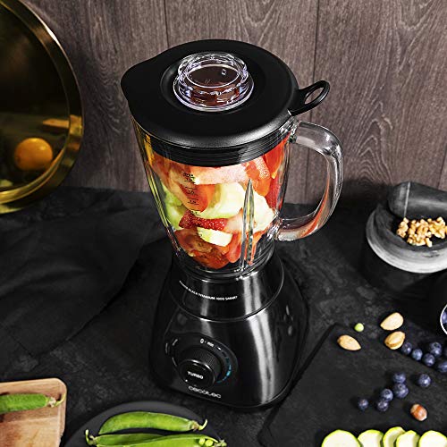 Cecotec Power Black Titanium 2500 MAX Smart Blender - 1800W Power & Smoothie Program