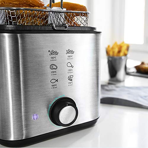 Cecotec CleanFry Infinity 1500 Deep Fryer - 1.5L Capacity, Non-Stick Pot