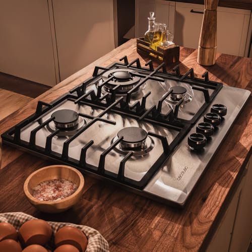 Cecotec Bolero Squad G 4200F Stainless Steel Hob With 4 Burners and Safety Valve