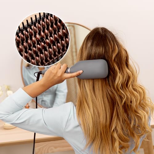 Cecotec Electric Straightening Brush - InstantCare SquareBrush With Adjustable Temperature