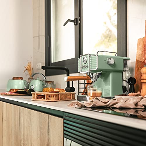 Cecotec Espresso Power 20 Coffee Maker - Vintage Style With 1350W Power