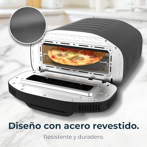 Cecotec Pizza&Co Tifosi Electric Pizza Oven With Viewing Window - 1700W Power