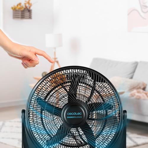 Cecotec Floor Fans EnergySilence 2000 - 90W, 20 Inch Diameter, 3 Speed