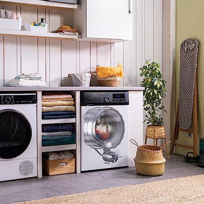 Cecotec - 8 kg Front Load Washing Machine, Inverter Motor, 16 Programs, SteamMax
