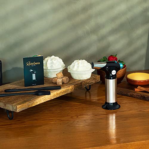 Cecotec - Polka Flame-Cook 1000 Kitchen Torch, 1300ºC, Flame Regulator, Safety Lock