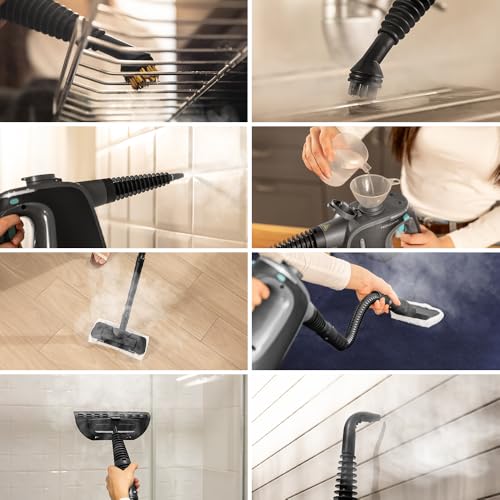 Cecotec - Hydrosteam 1300 Rapid Max Steamer, 1350W, 550ml Tank, 16 Accessories