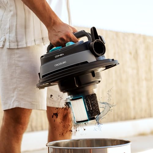 Cecotec Conga Rockstar Steel Pro Tool 08572 Wet and Dry Vacuum Cleaner - Powerful 1600W Suction