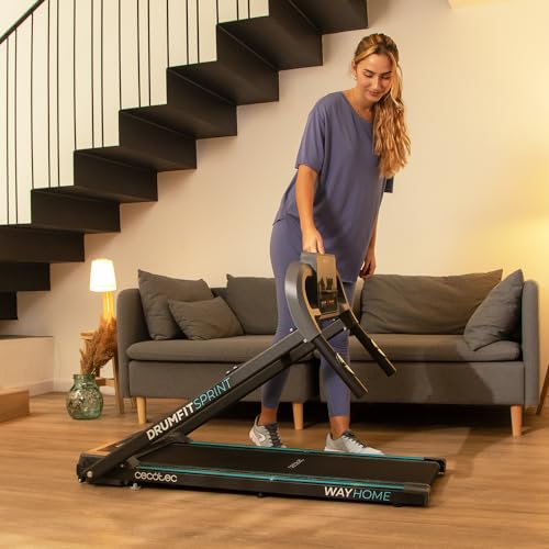Cecotec DrumFit WayHome 1200 Sprint Foldable Treadmill - High Performance 600W