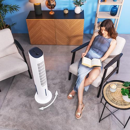 Cecotec - EnergySilence 2000 SkyCool Tower AC with 60W Power & 3L Tank