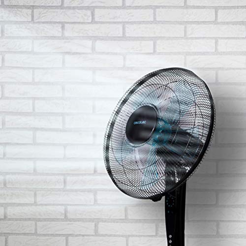 Cecotec - EnergySilence 530 Pedestal Fan, 50W Power, Quiet Operation, Black