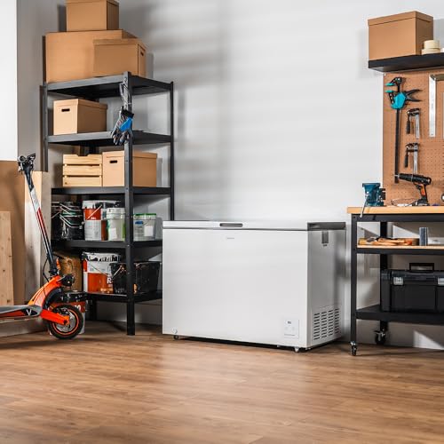 Cecotec - Bolero CoolMarket Chest Freezer 300L, Class E, Inverter Plus, Fast Freezing