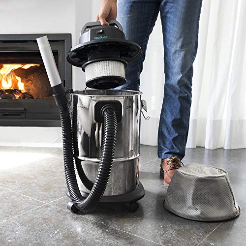 Cecotec - Bagless Ash Vacuum Cleaner Conga PopStar 12200, 1200W, 20L Capacity