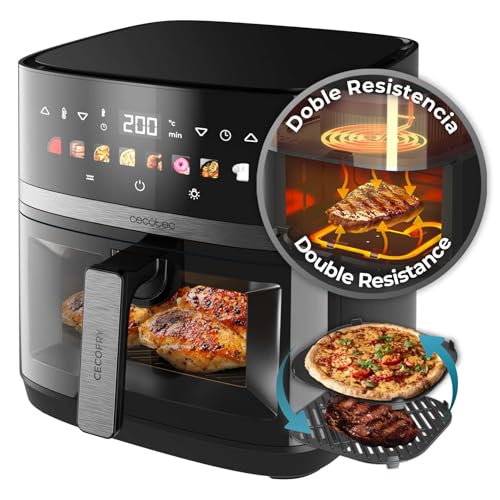 Cecotec Air Fryer Cecofry&Grill Duoheat 8000 with dual resistance and viewing window
