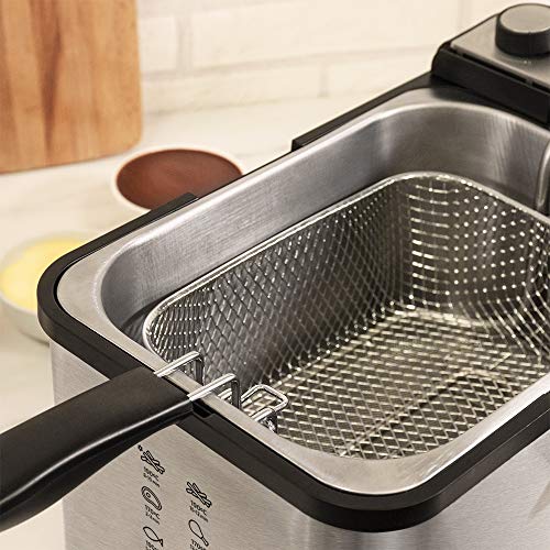 Cecotec CleanFry Infinity Electric Fryer - 3L Capacity, OilCleaner Filter, Fast Cooking