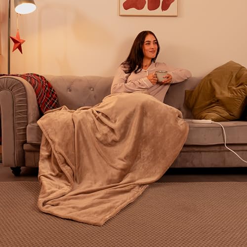 Cecotec - HeatConfort Thermal Blanket with Automatic Shut-Off & 9 Heat Levels