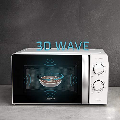 Cecotec Microwave With Grill ProClean 2110 - 700W, 20L Capacity, Efficient Cooking