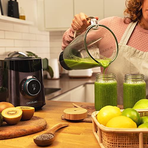 Cecotec Power Black Titanium 2500MAX Advance Blender - 1800W Power & Smoothie Program