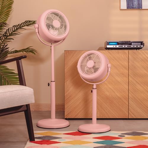 Cecotec EnergySilence 250 ClassicStyle Pink Pedestal Fan - High Power 25W
