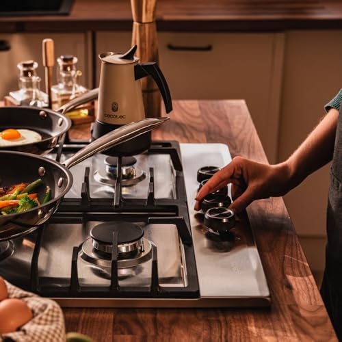 Cecotec Bolero Squad G 4200F Stainless Steel Hob With 4 Burners and Safety Valve