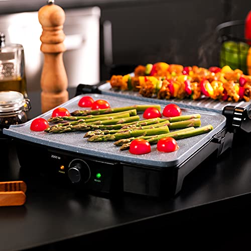 Cecotec Rock'nGrill 2000 Electric Grill With Non-Stick Ceramic Coating