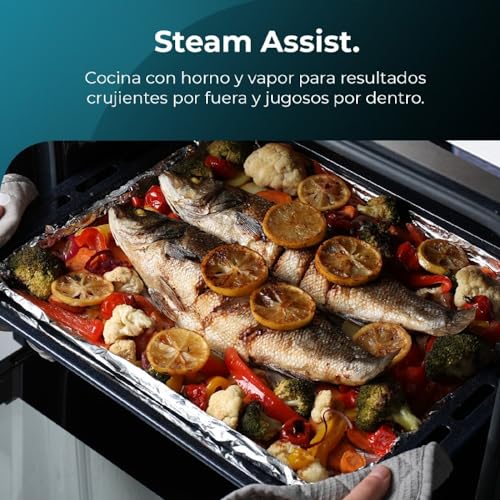 Cecotec - Bolero Hexa C126000 Built-In Oven, 2800W, 77L Capacity, Steam Assist