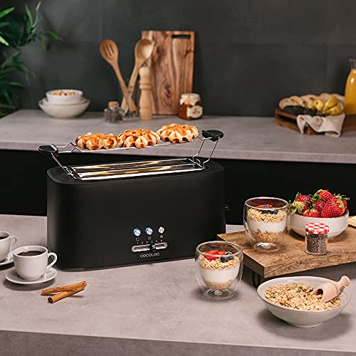 Cecotec Toast & Taste 16000 Extra Double Vertical Toaster - 1630W Power & Elegant Design