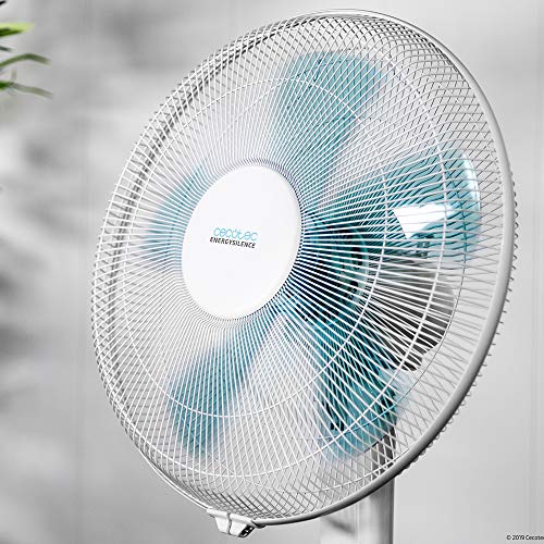 Cecotec - EnergySilence 520 Power Fan, 50W, 4 Speeds, Adjustable Height, Timer