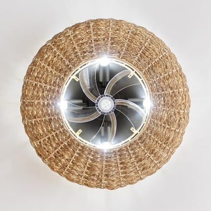 Cecotec - Ceiling Fan with Light, DC Motor 20W, Remote Control, 5 Blades