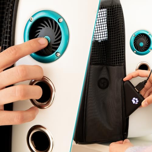 Cecotec Pumba 1800 Travel Fan Backpack for Cats & Dogs - Cool & Comfortable