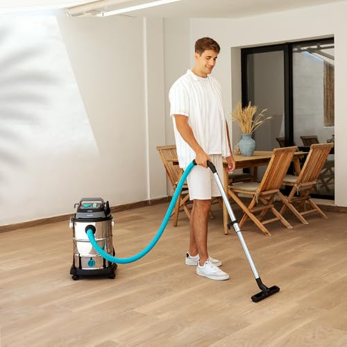 Cecotec Conga Rockstar Steel Pro Tool 08572 Wet and Dry Vacuum Cleaner - Powerful 1600W Suction