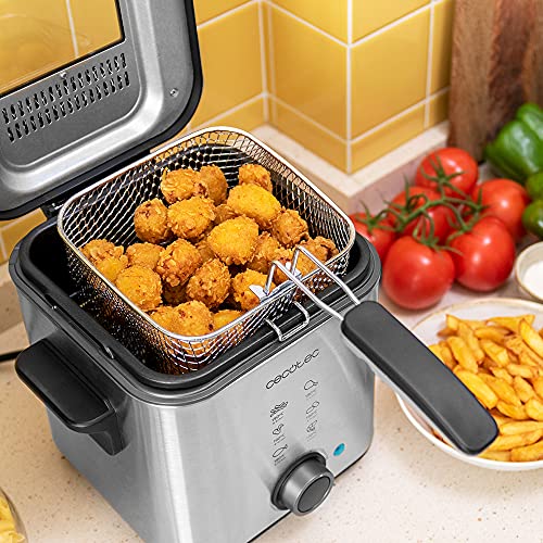 Cecotec CleanFry Advance Electric Oil Fryer - Compact & Efficient