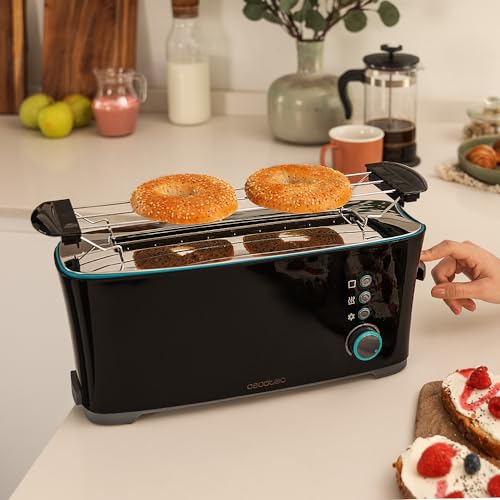 Cecotec Toaster Vertical Toast&Taste Extra B - 1000W Power, XL Slot for Thick Bread