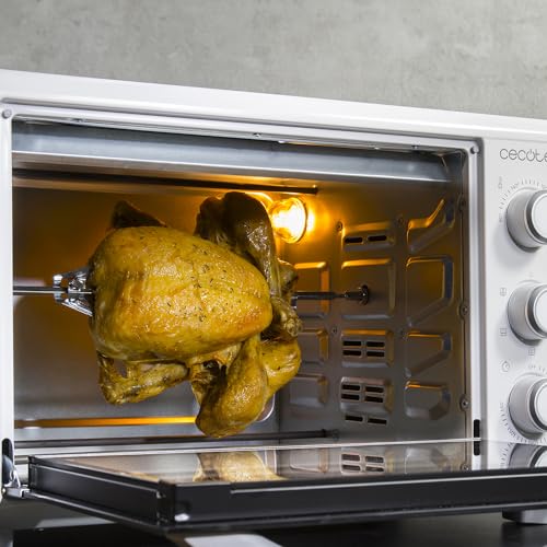 Cecotec BakeundToast 3090 White Gyro Table Stove - 30L, 1500W, Convection Cooking