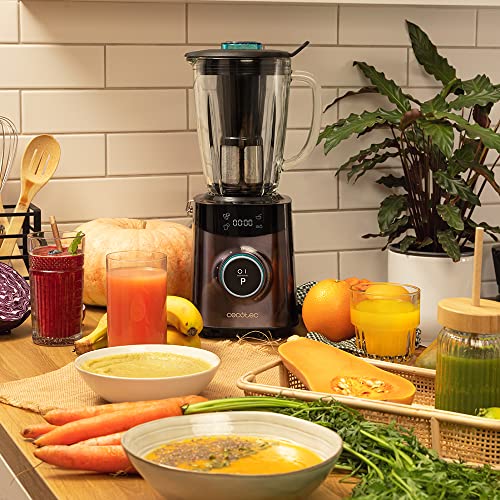 Cecotec Power Black Titanium 2500MAX Advance Blender - 1800W Power & Smoothie Program