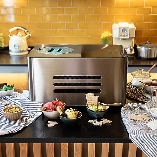 Cecotec Gelacy 1500 Touch Ice Cream Maker With Compressor - Fast 1.5L Capacity