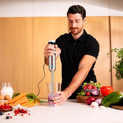 Cecotec Immersion Blender Power Pulsar 2300Max - 2300W Power & Ergonomic Design