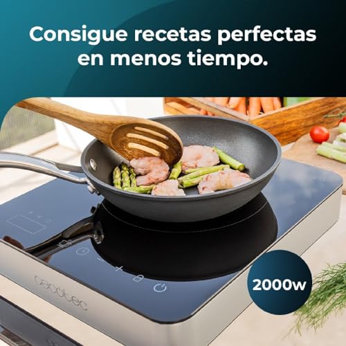 Cecotec Portable Induction Cooker Full Magma Single - 2000W, Touch Control