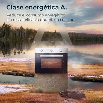 Cecotec - Bolero Hexa C134500 Built-In Oven, 56L Capacity, 2600W, Steam Cleaning