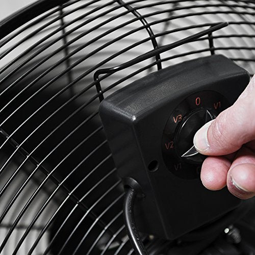 Cecotec - EnergySilence 3000 Pro Industrial Fan, 90W, 3 Speed, 40cm Blades