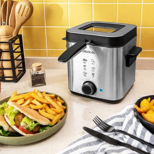 Cecotec CleanFry Advance Electric Oil Fryer - Compact & Efficient