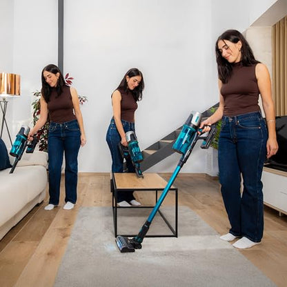 Cecotec - Cordless Electric Broom with 215W Power, 45min Battery, 2 Suction Modes