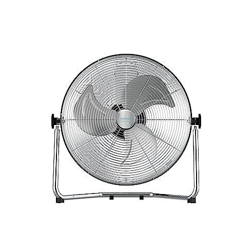 Experience powerful cooling with the Cecotec EnergySilence 4300 Pro Fan. Featuring a 110W copper motor, 3 speeds, and adjustable tilt for optimal airflow. Keywords: Cecotec fan, EnergySilence, adjustable tilt, chrome finish