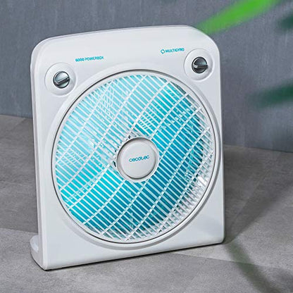 Cecotec - EnergySilence 6000 PowerBox Floor Fan, 50W, 5 Blades, 3 Speeds