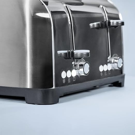 Cecotec Toastin' time 1700 Double Stainless Steel Vertical Toaster With Automatic Eject