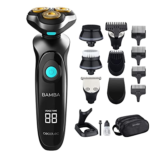 Cecotec Bamba PrecisionCare TwistGroom 10-in-1 Multigrooming Shaver with accessories