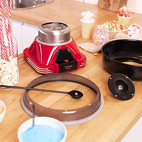 Cecotec Fun & Sugar Candy Floss Machine - Retro Design, Easy to Clean
